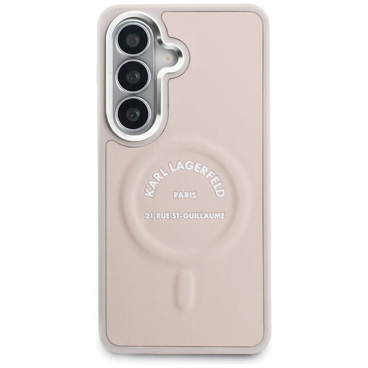 Калъф MagSafe за Samsung Galaxy S26 S942, Karl Lagerfeld, Karl RSG Лого, Розов