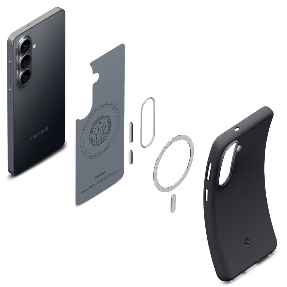 Калъф MagSafe за Samsung Galaxy S26 S942, Spigen, Caseology Nano Pop, Черен ACS11066