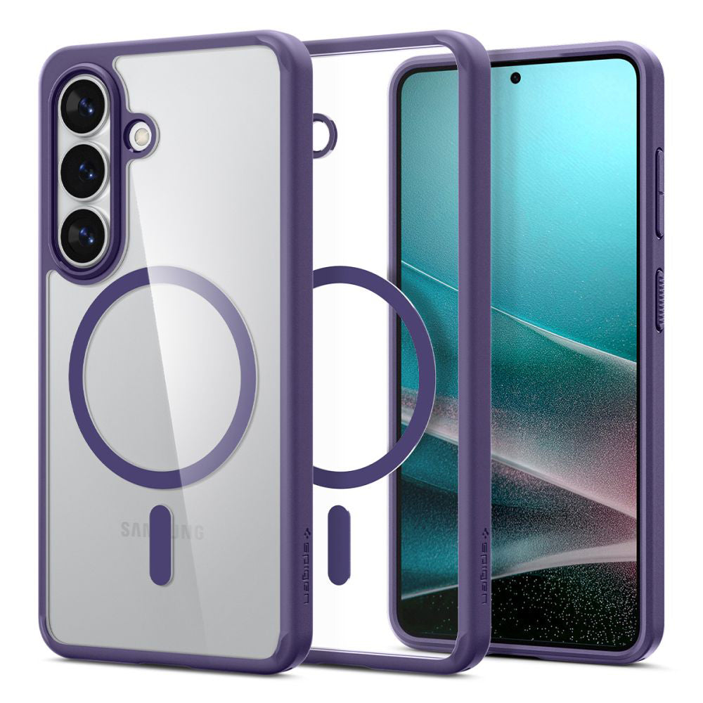 Калъф MagSafe за Samsung Galaxy S26 S942, Spigen, Ultra Hybrid, Тъмно лилав ACS11220
