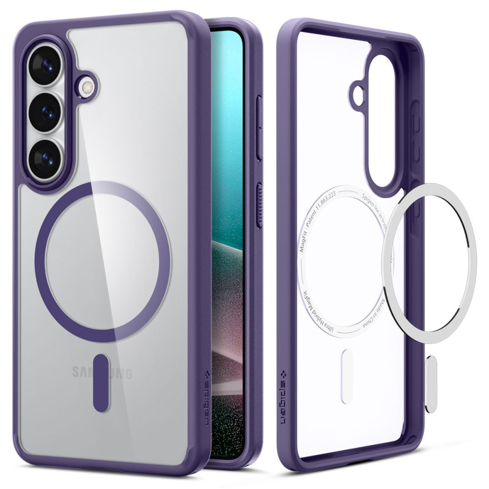 Калъф MagSafe за Samsung Galaxy S26 S942, Spigen, Ultra Hybrid, Тъмно лилав ACS11220