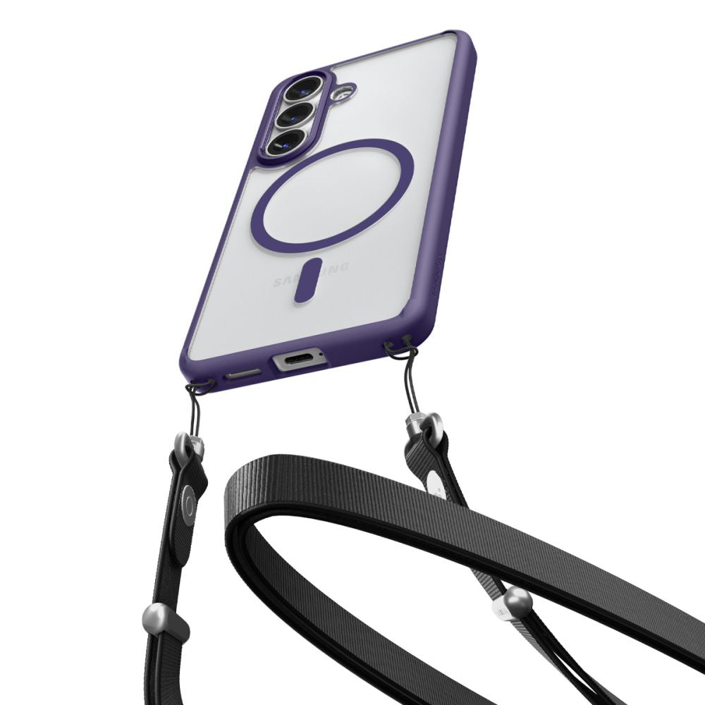 Калъф MagSafe за Samsung Galaxy S26 S942, Spigen, Ultra Hybrid, Тъмно лилав ACS11220