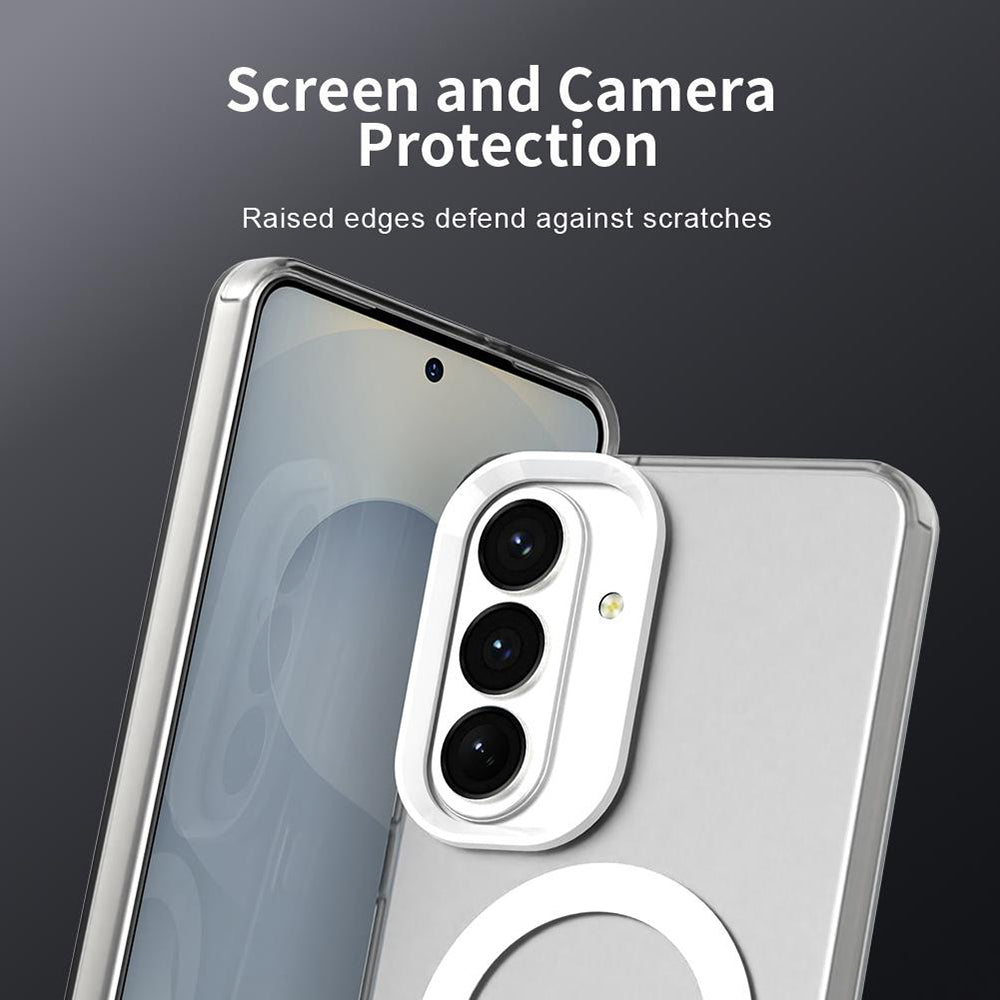 Калъф MagSafe за Samsung Galaxy S26 S942, Techsuit, CandyCase, Бял