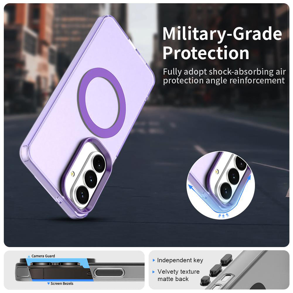Калъф MagSafe за Samsung Galaxy S26 S942, Techsuit, CandyCase, Лилав