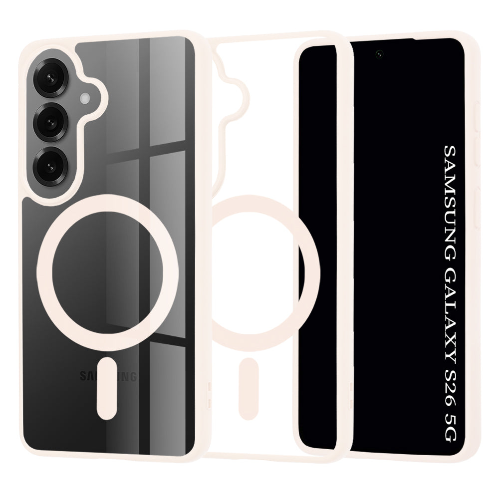 Калъф MagSafe за Samsung Galaxy S26, Techsuit, Pro, Розов