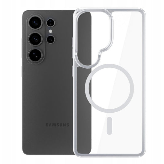 Калъф MagSafe за Samsung Galaxy S26 Ultra, 3MK, Armor MagCase, Прозрачен