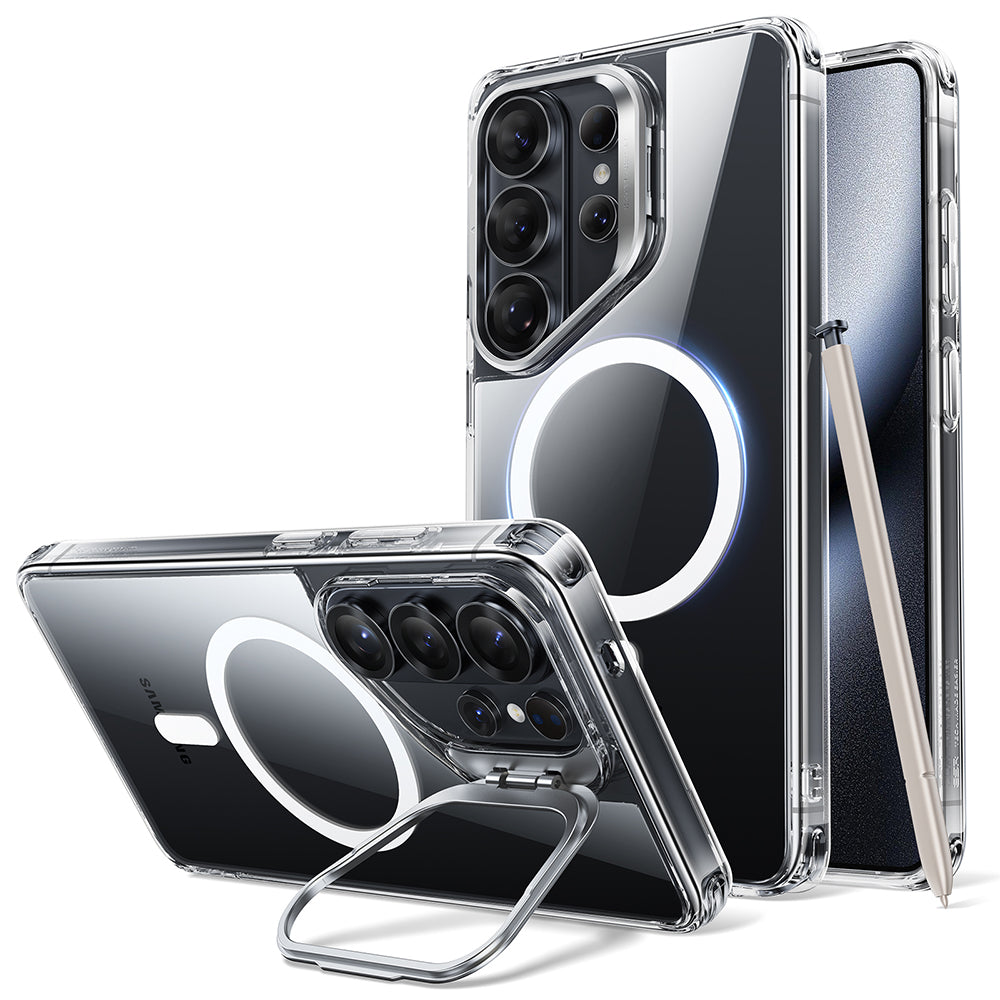 Калъф MagSafe за Samsung Galaxy S26 Ultra S948, ESR, Classic Hybrid Kickstand, Прозрачен
