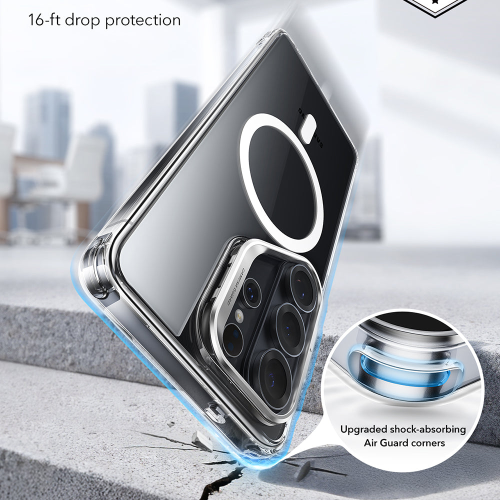 Калъф MagSafe за Samsung Galaxy S26 Ultra S948, ESR, Classic Hybrid Kickstand, Прозрачен