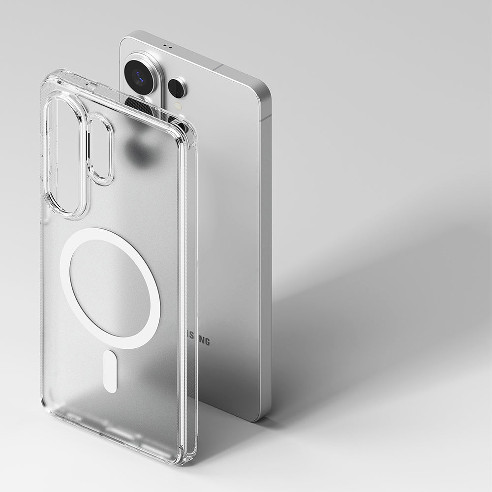 Калъф MagSafe за Samsung Galaxy S26 Ultra, Ringke, Fusion, Матов Прозрачен