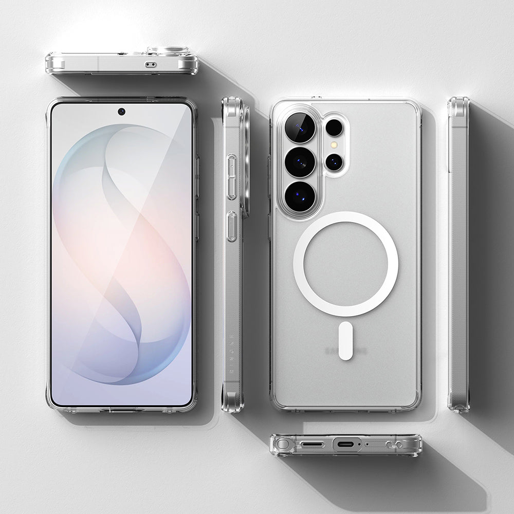 Калъф MagSafe за Samsung Galaxy S26 Ultra, Ringke, Fusion, Матов Прозрачен