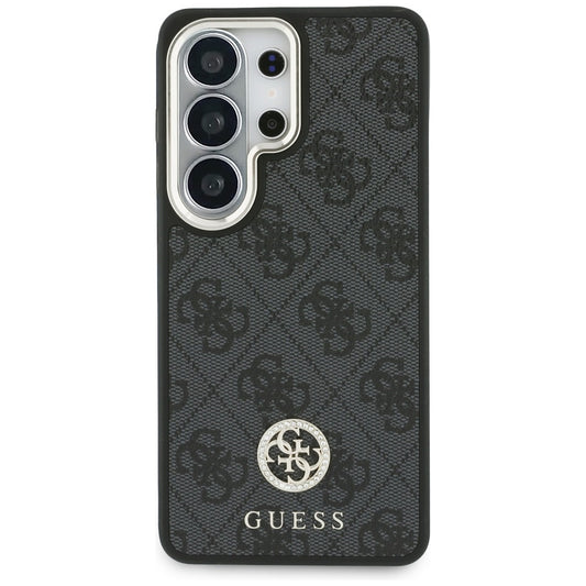 Калъф MagSafe за Samsung Galaxy S26 Ultra S948, GUESS, 4G Big Rhinestone Triangle Strap, Черен