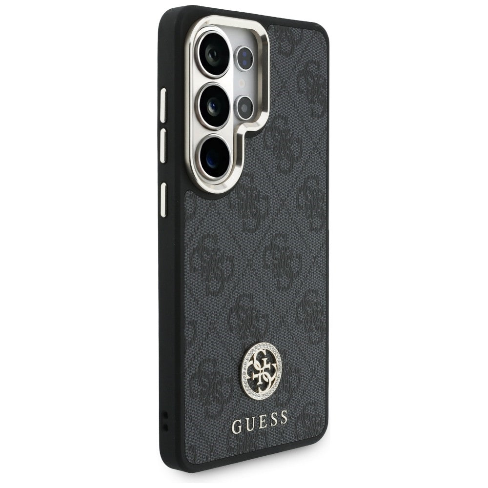 Калъф MagSafe за Samsung Galaxy S26 Ultra S948, GUESS, 4G Big Rhinestone Triangle Strap, Черен