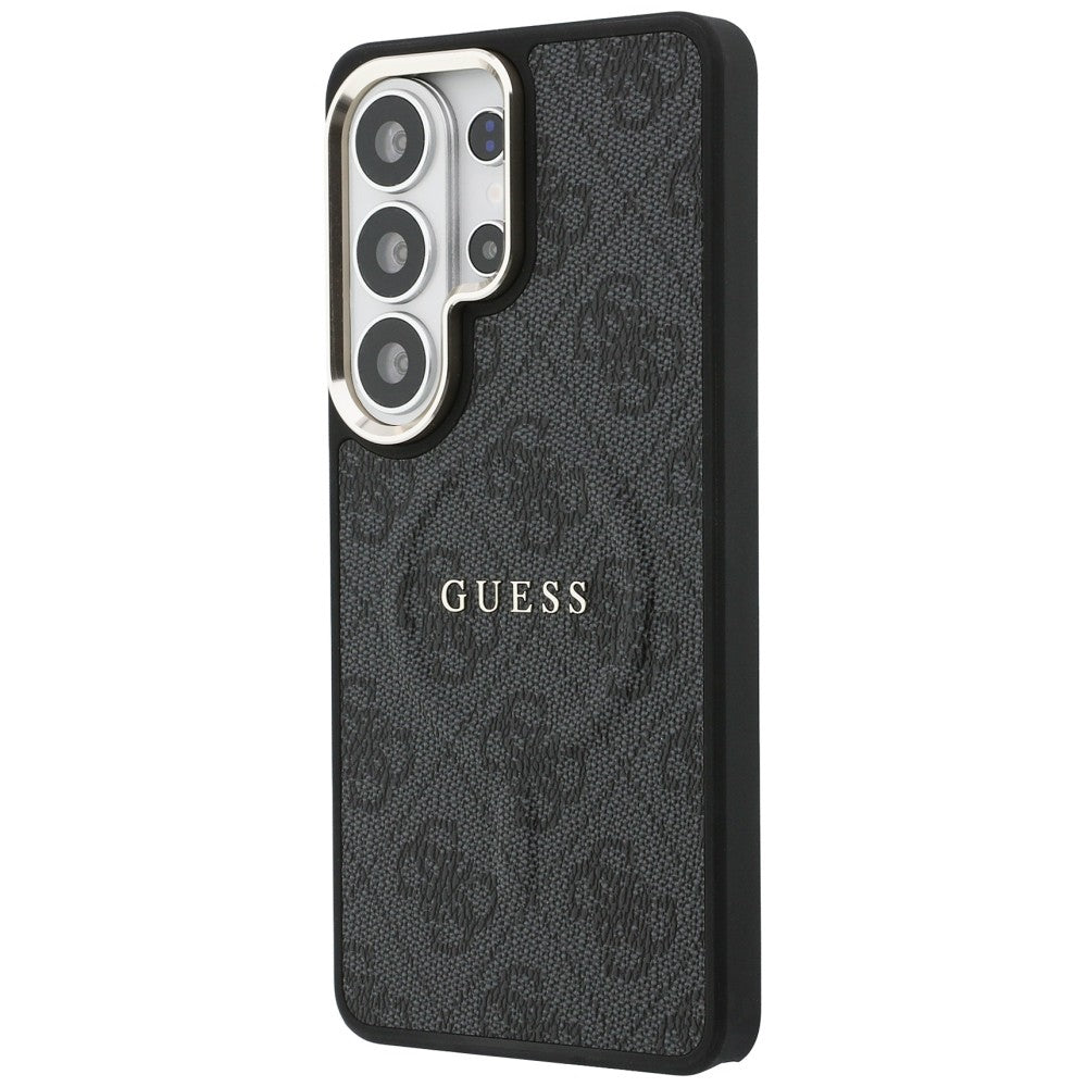 Калъф MagSafe за Samsung Galaxy S26 Ultra S948, Guess, 4G Embossed Ring, Черен