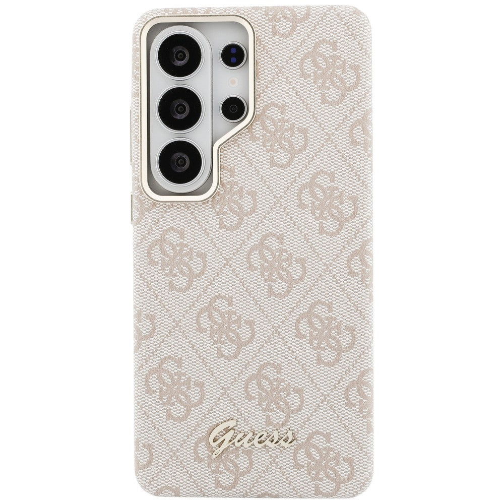 Калъф MagSafe за Samsung Galaxy S26 Ultra S948, Guess, 4G Script Logo, Розов