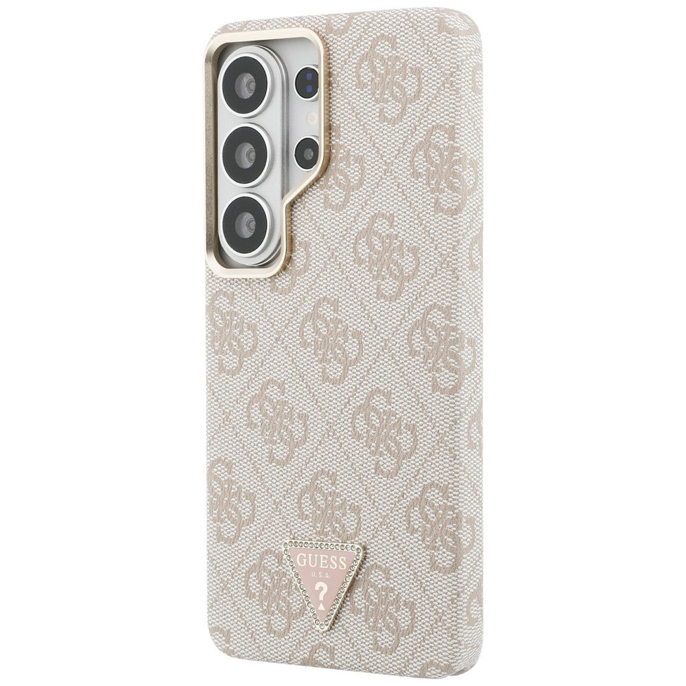 Калъф MagSafe за Samsung Galaxy S26 Ultra S948, Guess, 4G Triangle Logo, Розов