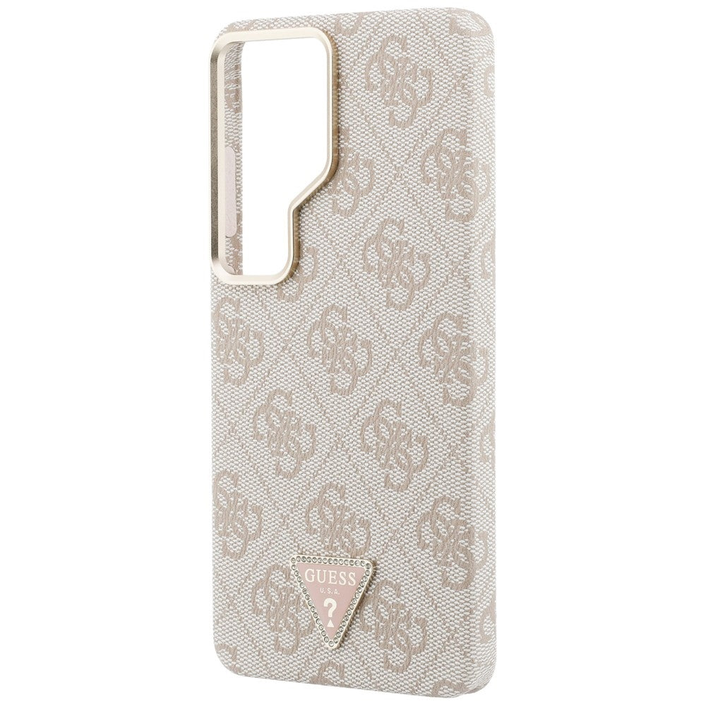 Калъф MagSafe за Samsung Galaxy S26 Ultra S948, Guess, 4G Triangle Logo, Розов