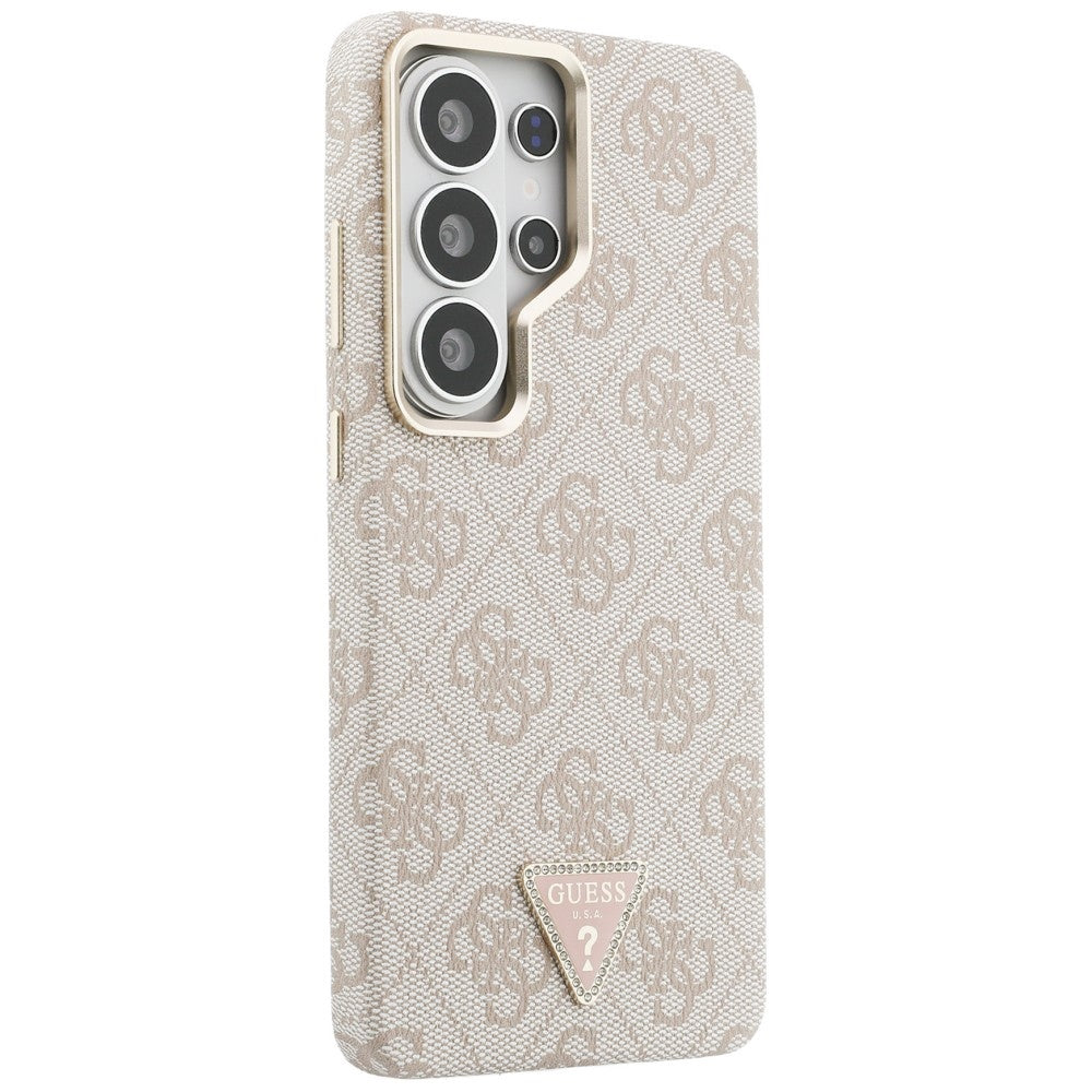 Калъф MagSafe за Samsung Galaxy S26 Ultra S948, Guess, 4G Triangle Logo, Розов