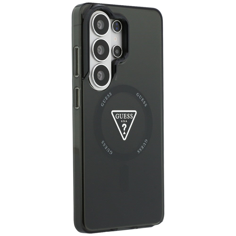 Калъф MagSafe за Samsung Galaxy S26 Ultra S948, Guess, IML Gradient Triangle Logo, Черен