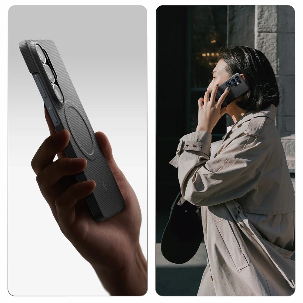 Калъф MagSafe за Samsung Galaxy S26 Ultra S948, Spigen, Air Skin, Черен ACS11029