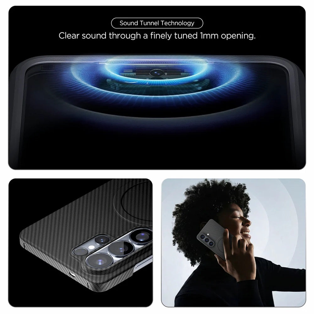Калъф MagSafe за Samsung Galaxy S26 Ultra S948, Spigen, Air Skin, Черен ACS11029