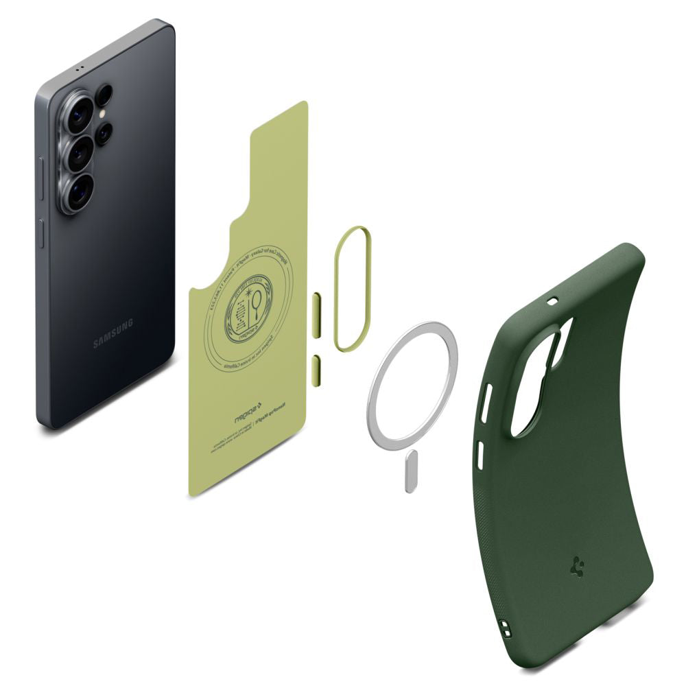 Калъф MagSafe за Samsung Galaxy S26 Ultra S948, Spigen, Caseology Nano Pop, Зелен ACS11039