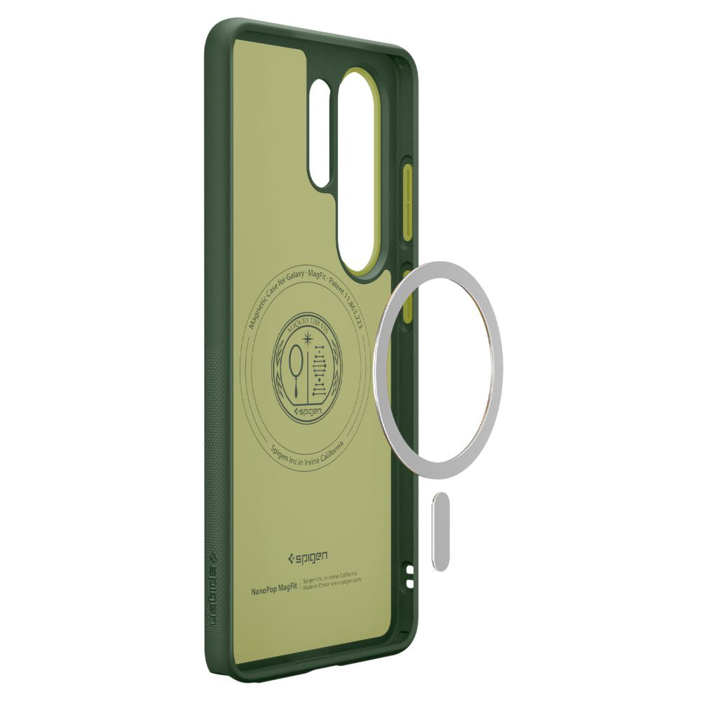 Калъф MagSafe за Samsung Galaxy S26 Ultra S948, Spigen, Caseology Nano Pop, Зелен ACS11039