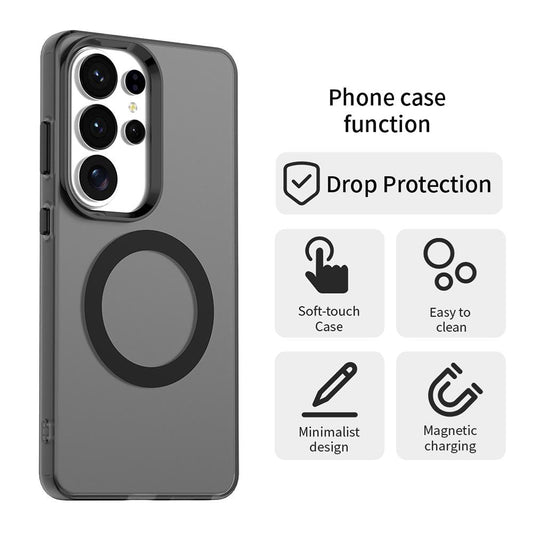 Калъф MagSafe за Samsung Galaxy S26 Ultra, Techsuit, CandyCase, Черен