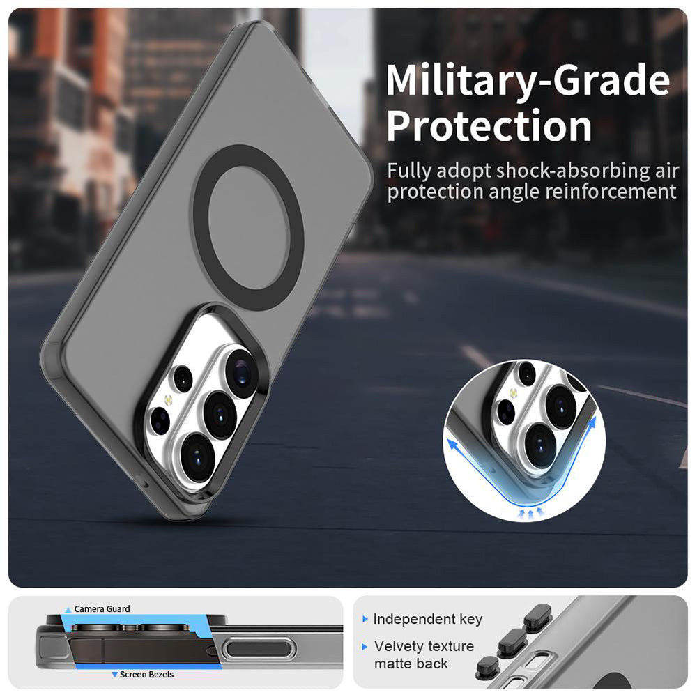 Калъф MagSafe за Samsung Galaxy S26 Ultra S948, Techsuit, CandyCase, Черен