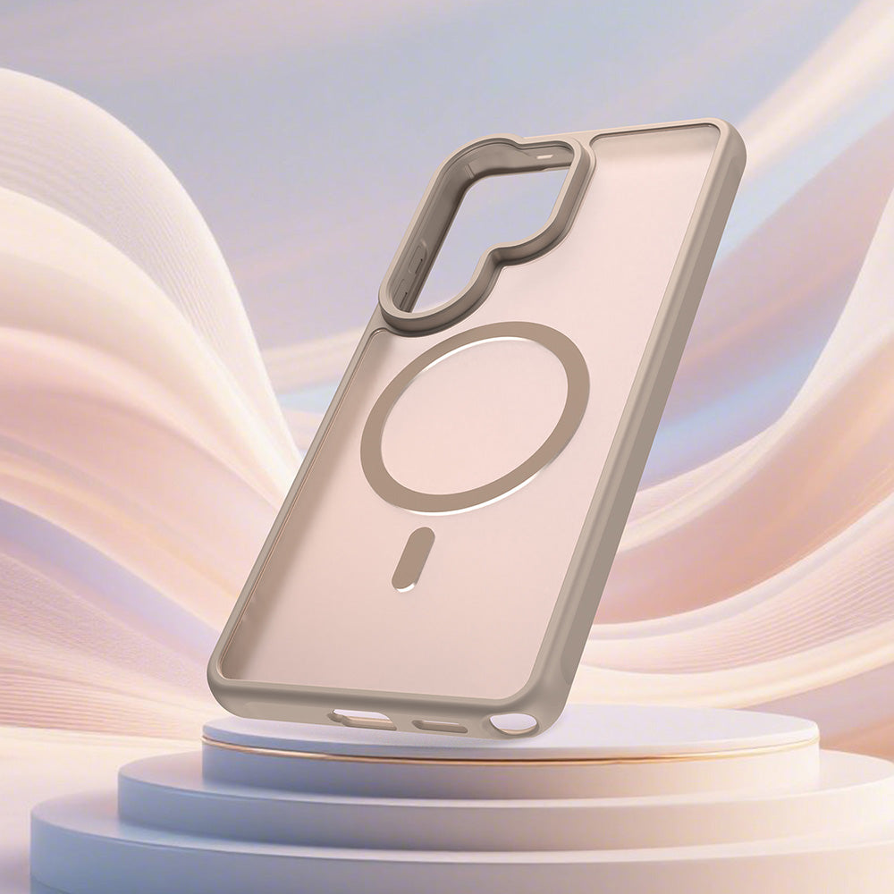 Калъф MagSafe за Samsung Galaxy S26 Ultra S948, Techsuit, HaloFrost II, Златист