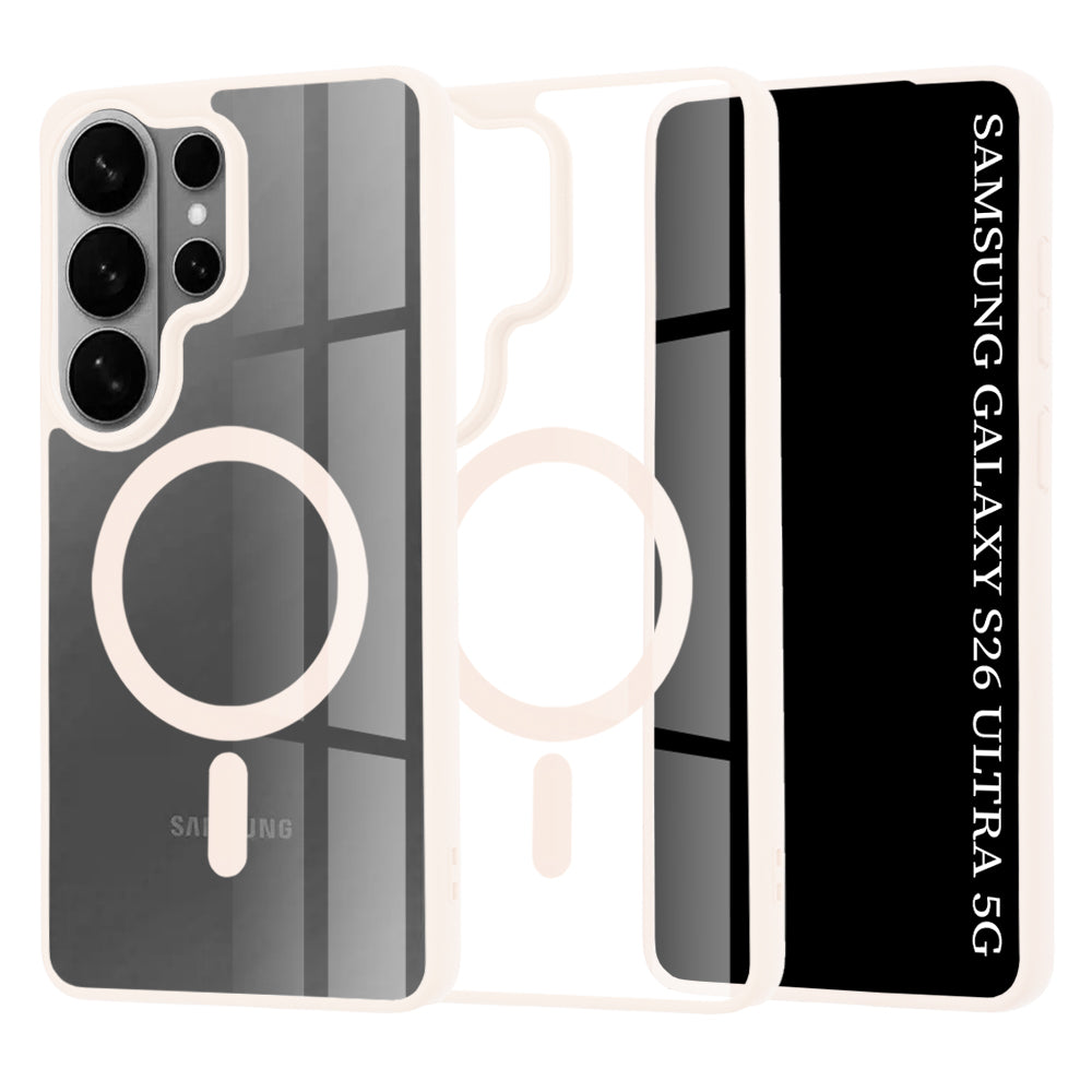 Калъф MagSafe за Samsung Galaxy S26 Ultra, Techsuit, Pro, Розов