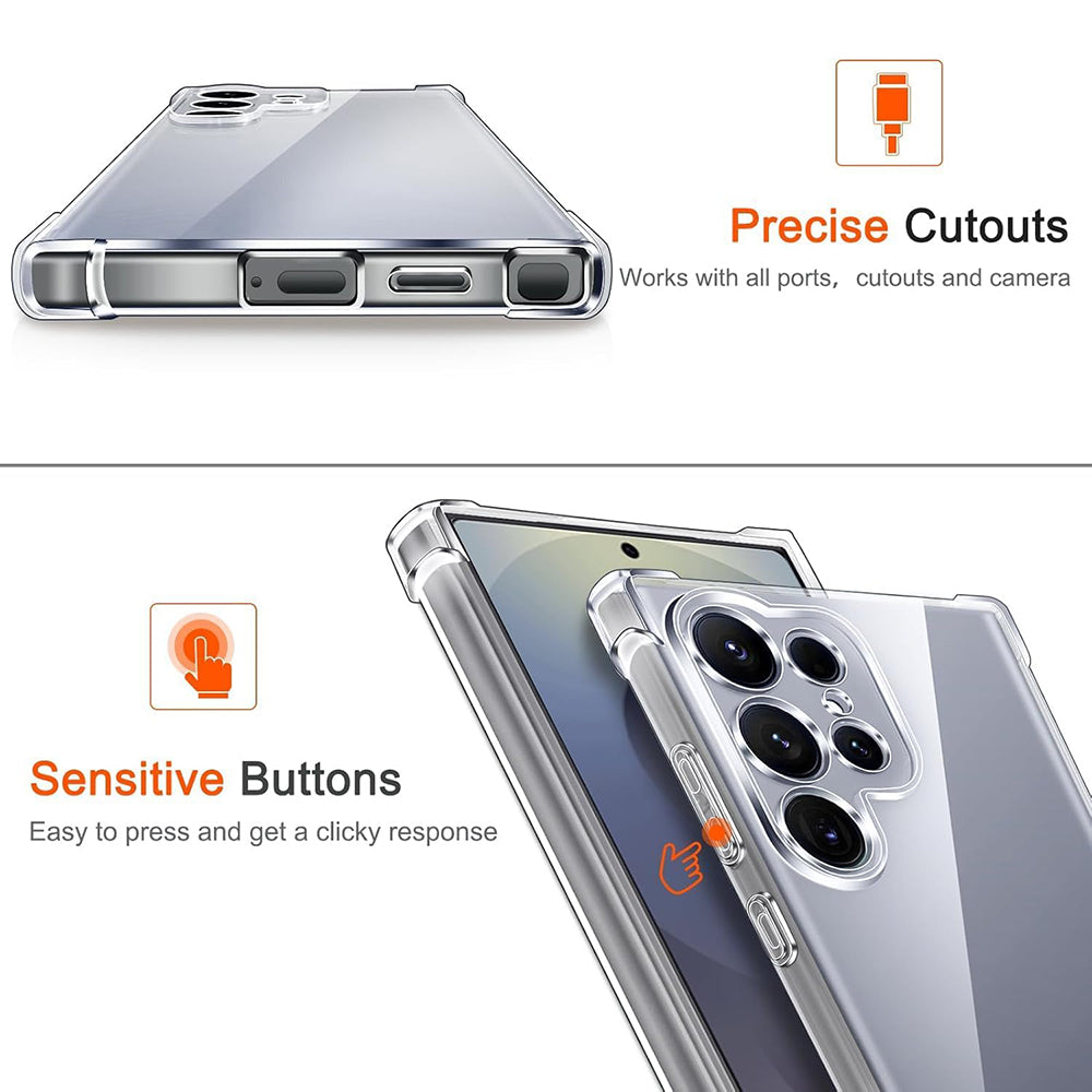 Калъф MagSafe за Samsung Galaxy S26 Ultra S948, Techsuit, Удароустойчив, Прозрачен