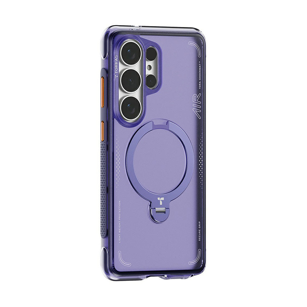 Калъф MagSafe за Samsung Galaxy S26 Ultra S948, Torras, Ostand Spin Air, Mov