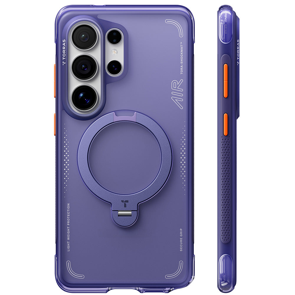 Калъф MagSafe за Samsung Galaxy S26 Ultra S948, Torras, Ostand Spin Air, Mov