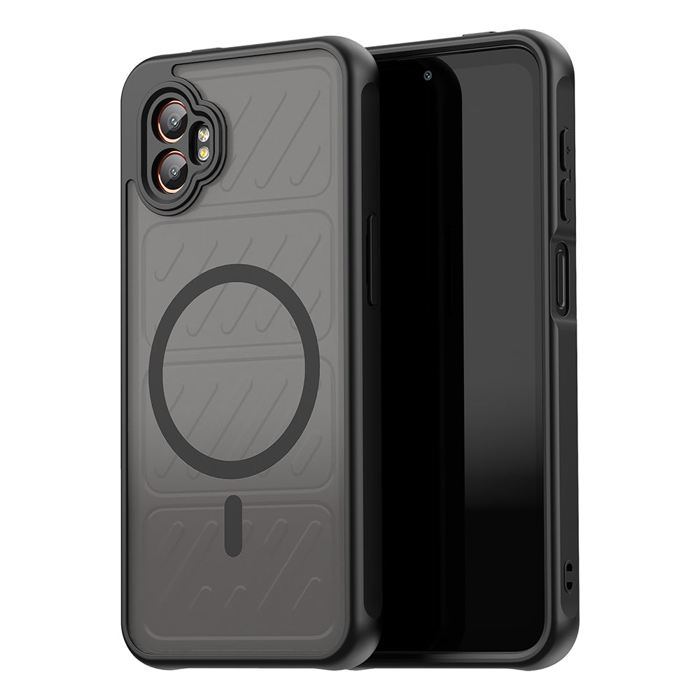 Калъф MagSafe за Samsung Galaxy XCover7 Pro, Techsuit, HaloFrost II, Черен