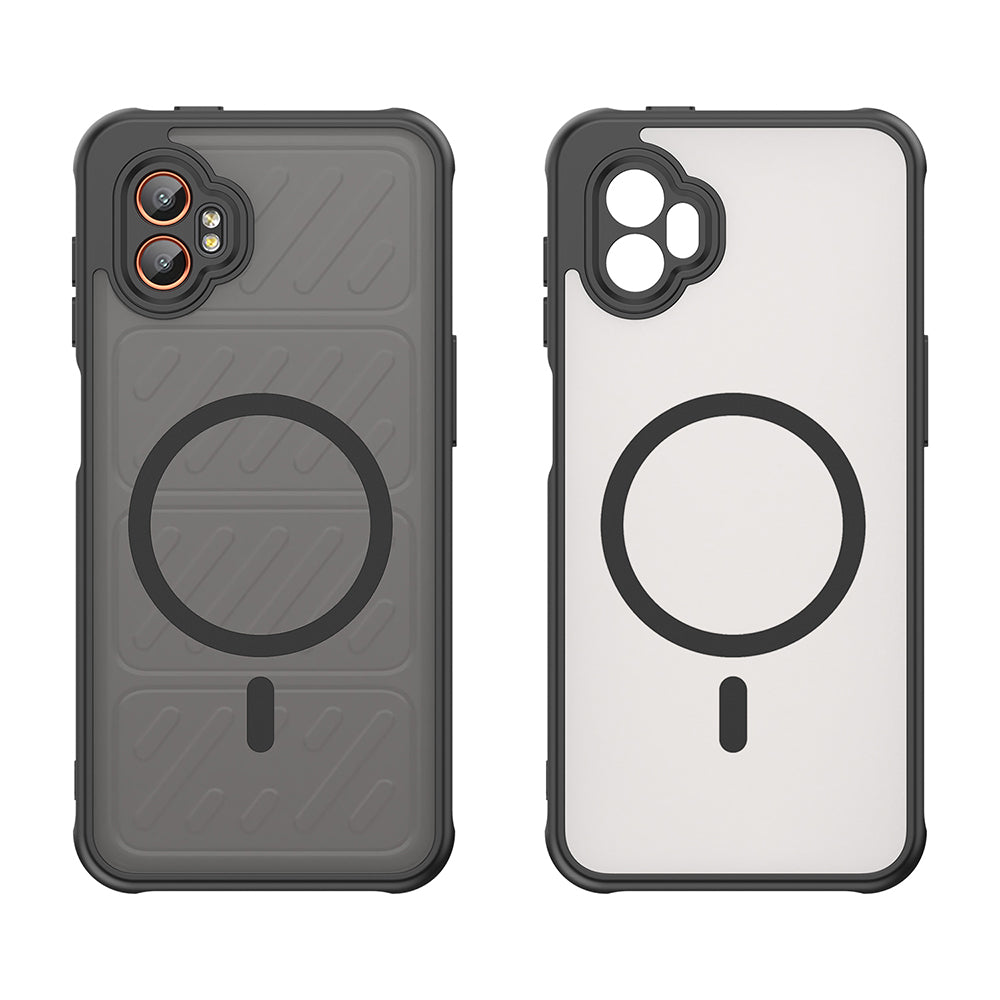 Калъф MagSafe за Samsung Galaxy XCover7 Pro, Techsuit, HaloFrost II, Черен