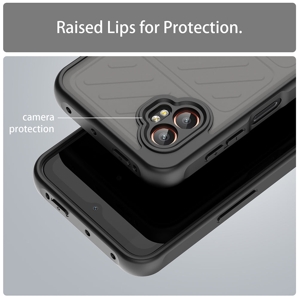 Калъф MagSafe за Samsung Galaxy XCover7 Pro, Techsuit, HaloFrost II, Черен