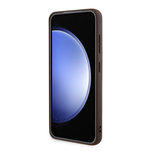 Калъф MagSafe за Samsung Galaxy Z Flip7 F766, Guess, 4G Collection, Кафяв