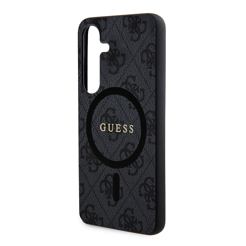 Калъф MagSafe за Samsung Galaxy Z Flip7 F766, Guess, 4G Collection, Черен