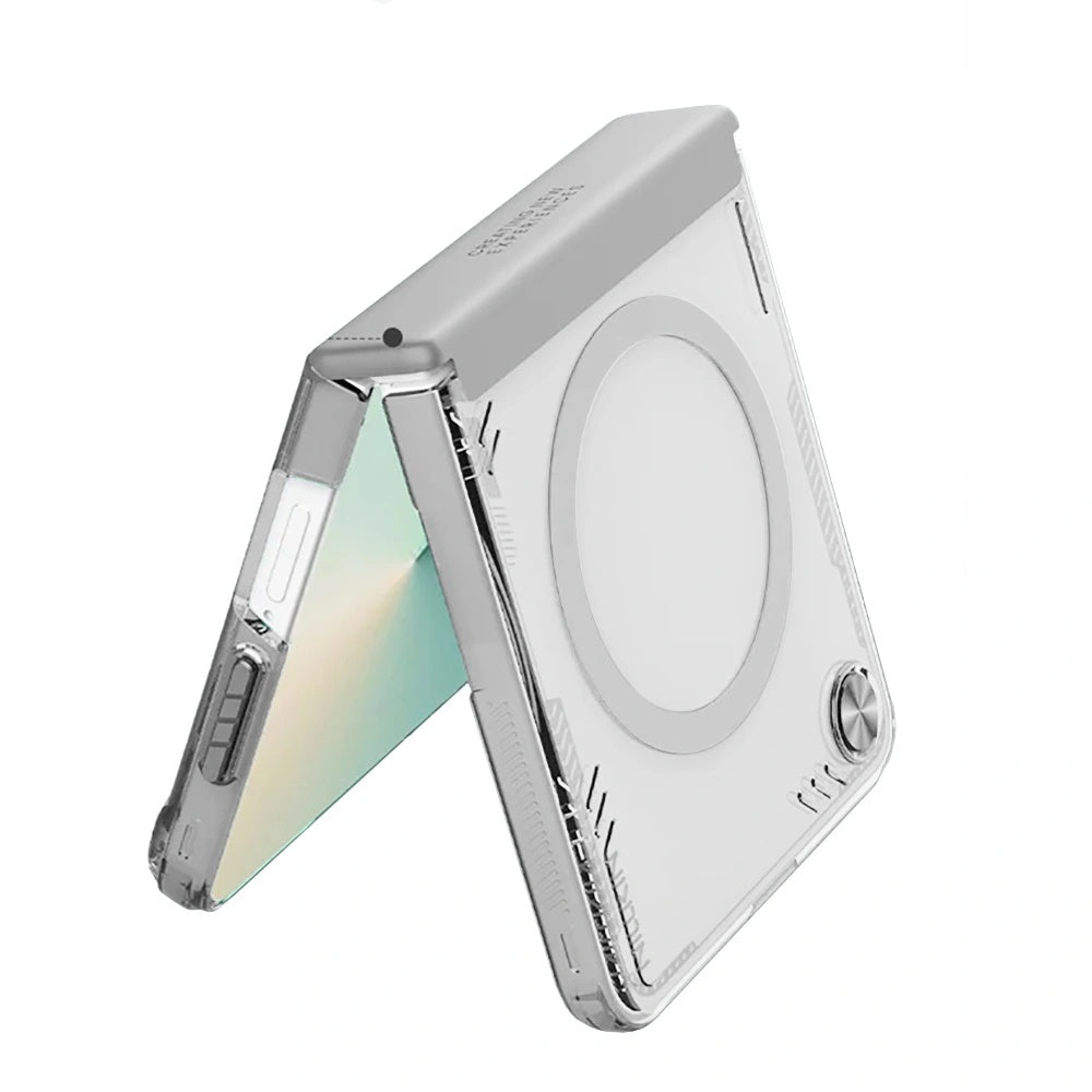 Калъф MagSafe за Samsung Galaxy Z Flip7 F766, Nillkin, Iceblade, Сив