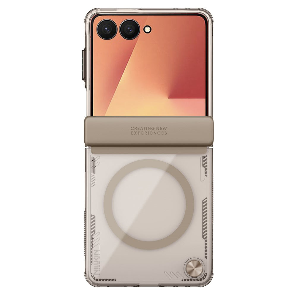 Калъф MagSafe за Samsung Galaxy Z Flip7 F766, Nillkin, Iceblade, Кафяв