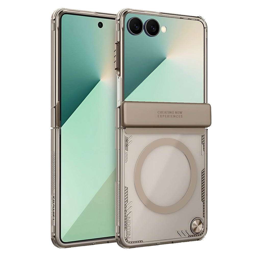 Калъф MagSafe за Samsung Galaxy Z Flip7 F766, Nillkin, Iceblade, Кафяв