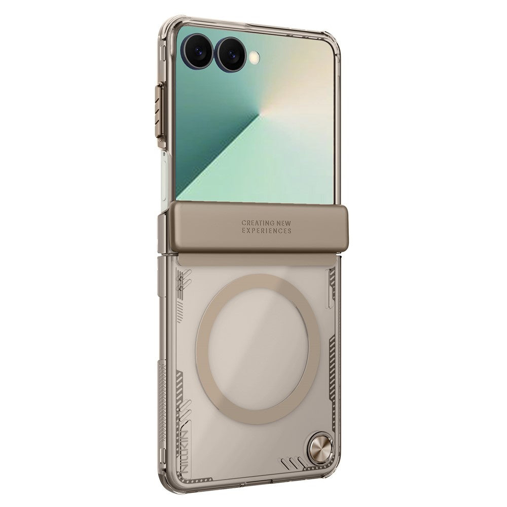 Калъф MagSafe за Samsung Galaxy Z Flip7 F766, Nillkin, Iceblade, Кафяв