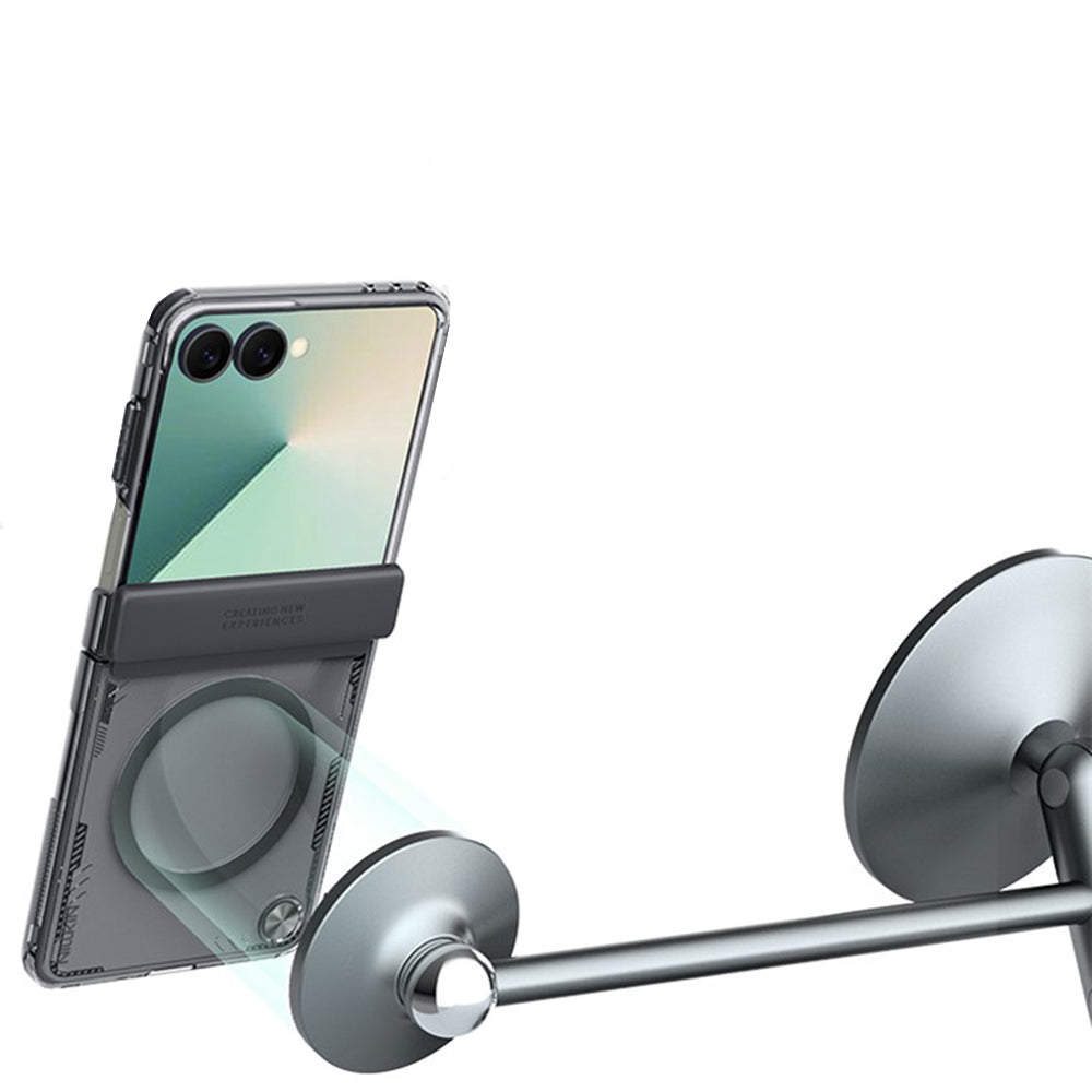 Калъф MagSafe за Samsung Galaxy Z Flip7 F766, Nillkin, Iceblade, Кафяв