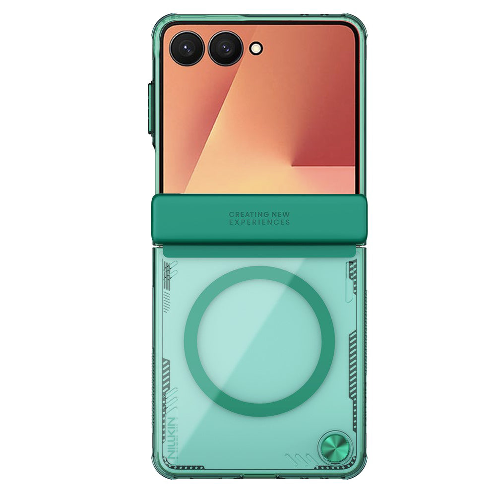 Калъф MagSafe за Samsung Galaxy Z Flip7 F766, Nillkin, Iceblade, Зелен