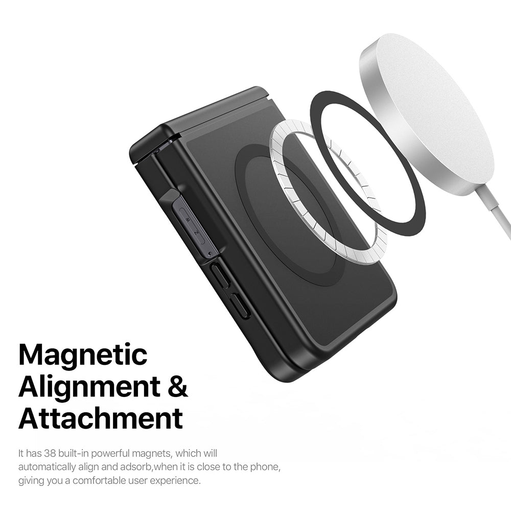 Калъф MagSafe за Samsung Galaxy Z Flip8 F776, DUX DUCIS, Yind, Светло лилав