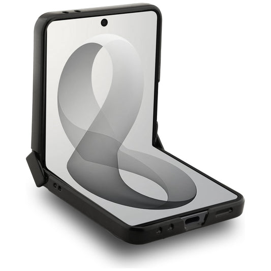 Калъф MagSafe за Samsung Galaxy Z Flip8 F776, Guess, 4G Leather Classic, Розов