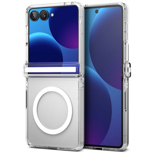 Калъф MagSafe за Samsung Galaxy Z Flip8 F776, Ringke, Fusion Flap, Прозрачен