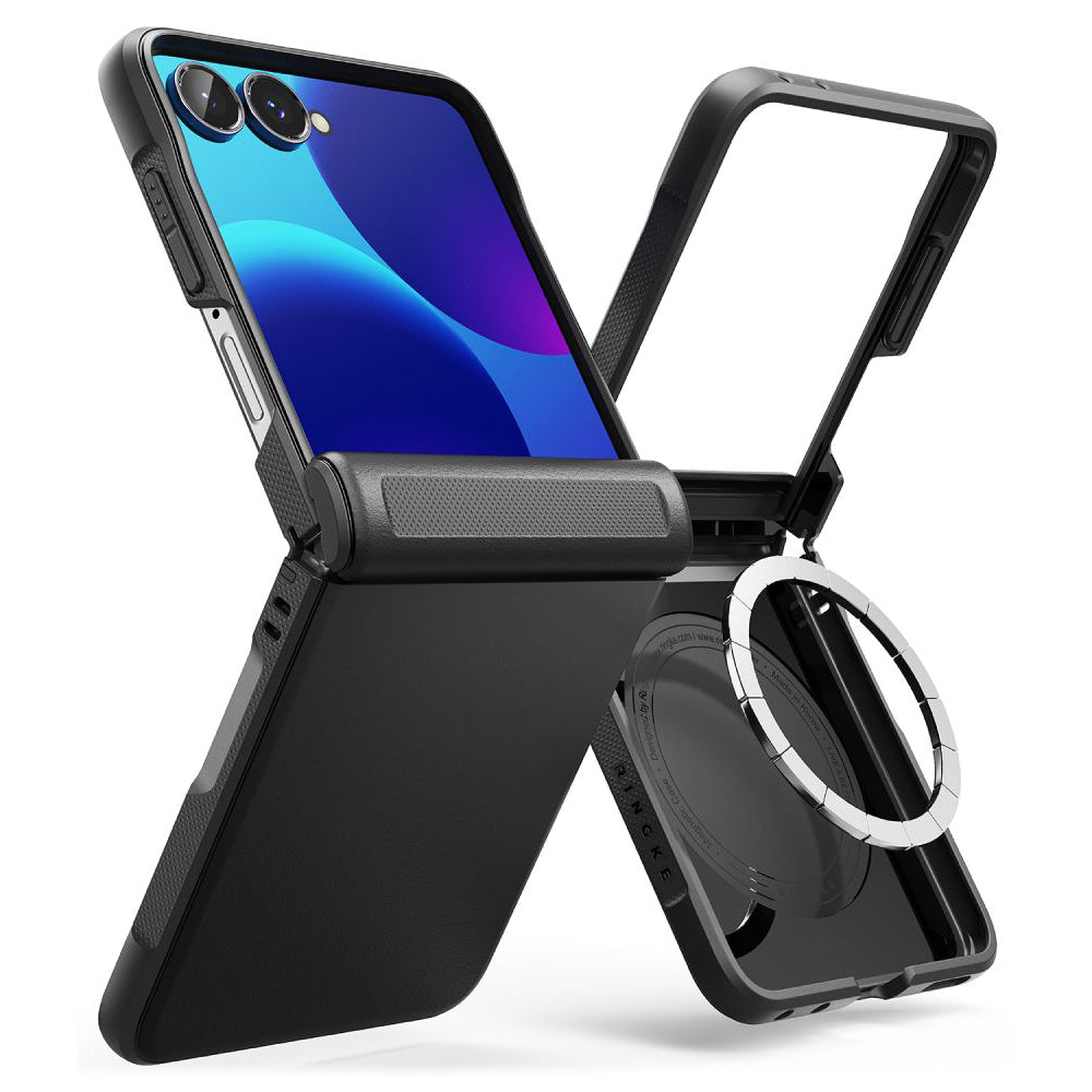 Калъф MagSafe за Samsung Galaxy Z Flip8 F776, Ringke, Onyx Flap, Черен