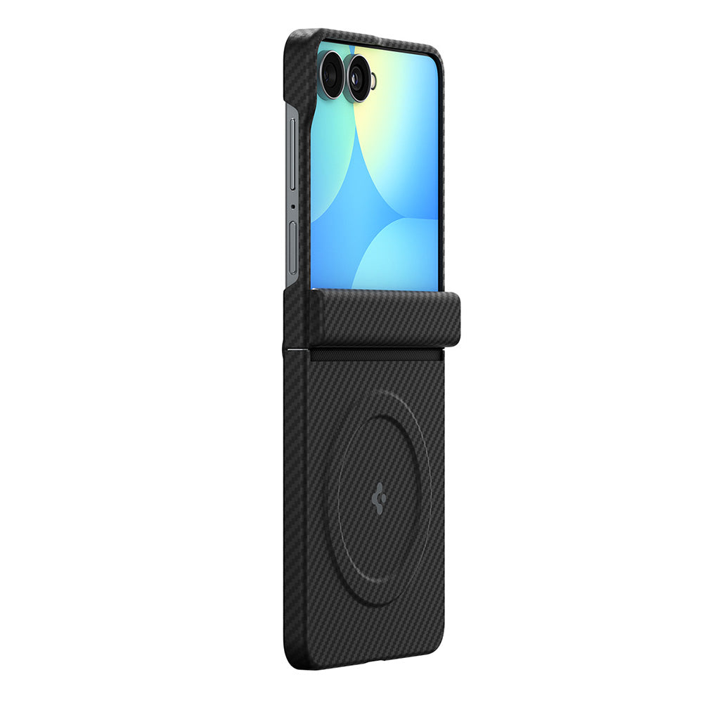 Калъф MagSafe за Samsung Galaxy Z Flip8 F776, Spigen, Air Skin, Черен ACS11513
