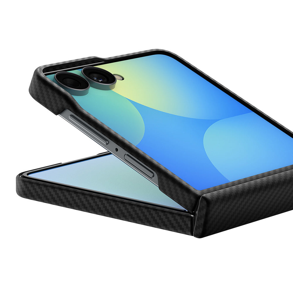 Калъф MagSafe за Samsung Galaxy Z Flip8 F776, Spigen, Air Skin, Черен ACS11513