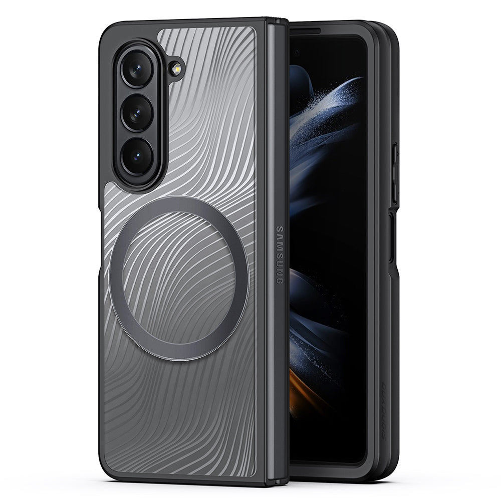 Калъф MagSafe за Samsung Galaxy Z Fold5 F946, DUX DUCIS, Aimo, Черен